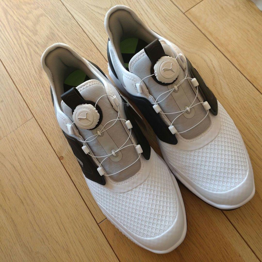 新品未使用 プーマ(PUMA)スパイクレス、ダイヤル式ゴルフシューズ
