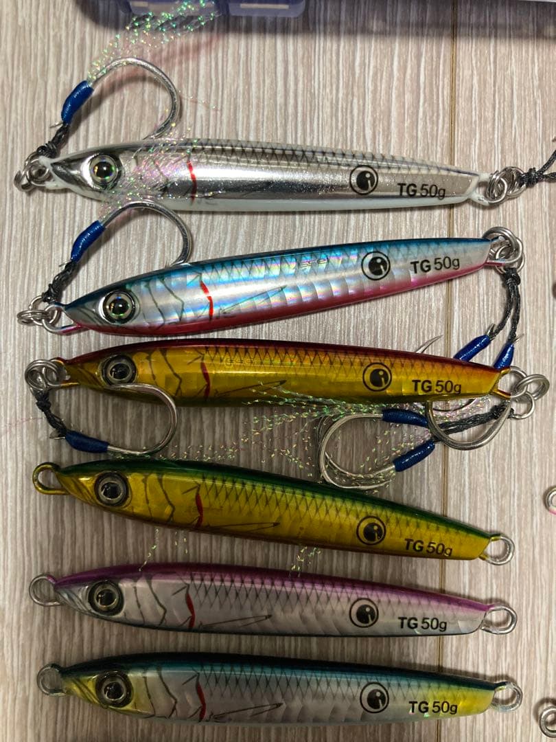 tgベイト タングステンジグ ライトジギングルアー　SLJメタルジグセット
