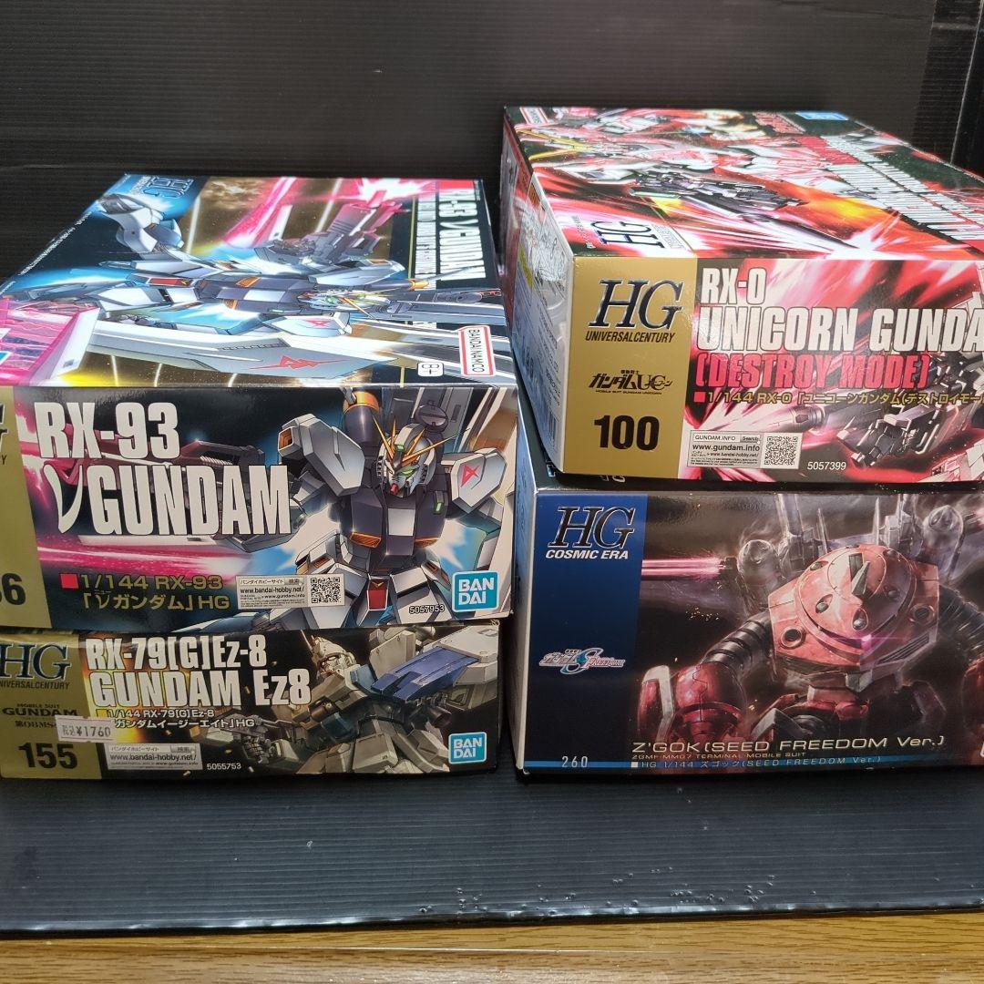 HG ガンプラまとめ RX-93 RX-79(G)Ez-8 RX-0 ユニコーン