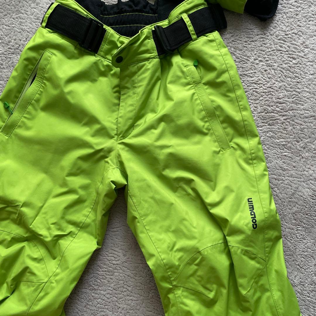 ゴールドウィン ライムグリーン スキーウェア