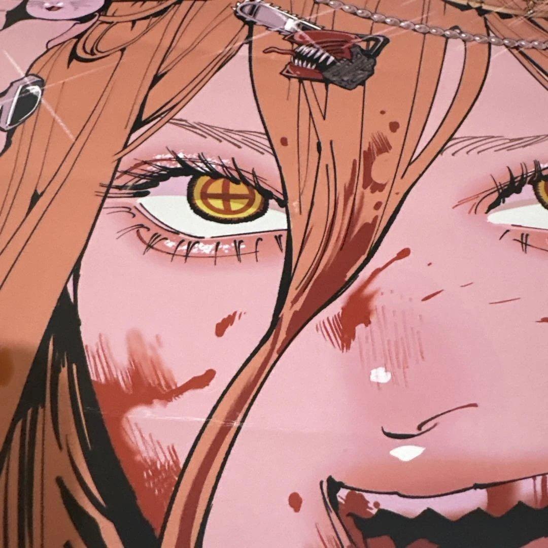 チェンソーマン展　B2ポスター　パワー 折れあり