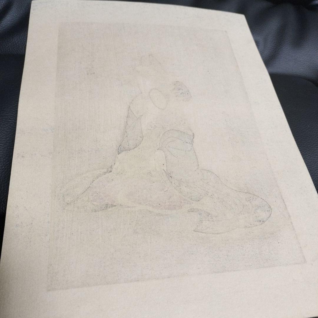 浮世絵 歌麿 版画 骨董 アンティーク