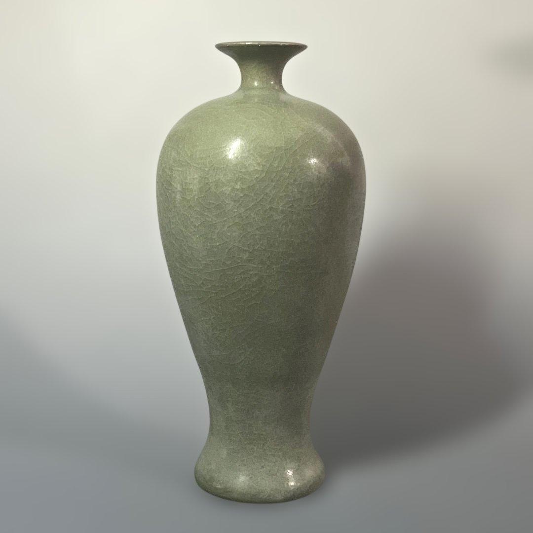 唐物 青磁梅瓶 中国美術 古玩 SH88