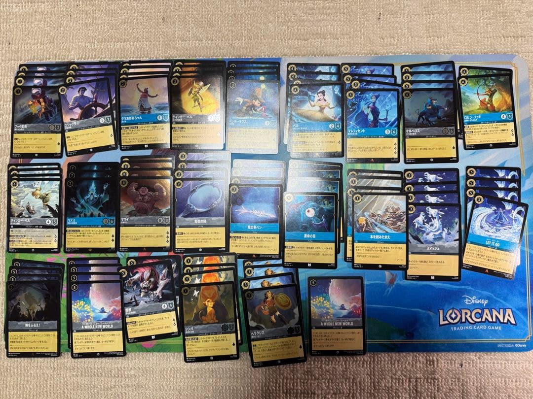 y*a様 ロルカナ サファイア スティール モアナ プレイマット プーさん デッ