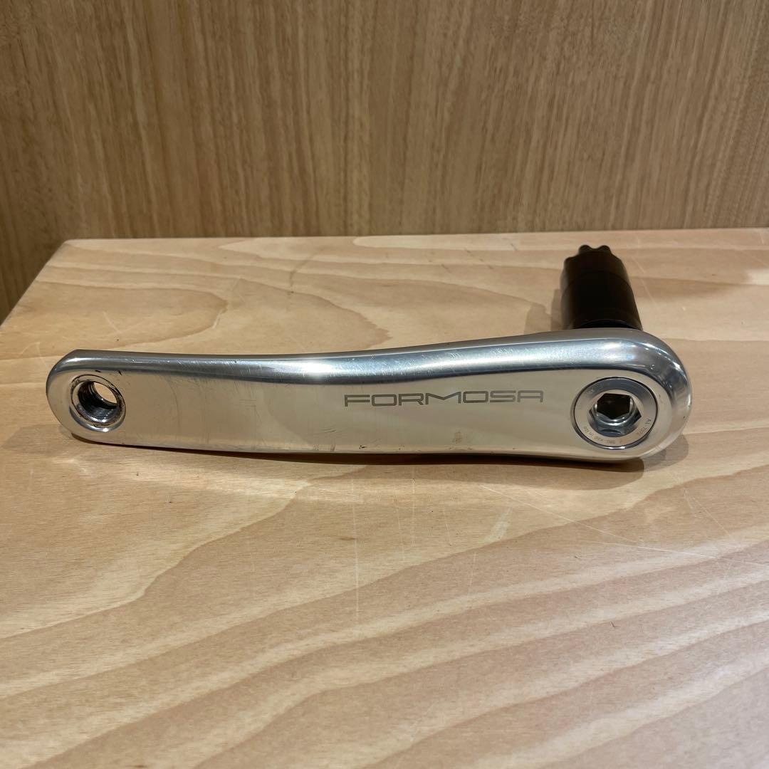 FORMOSA クランクセット シルバー/ブラック
