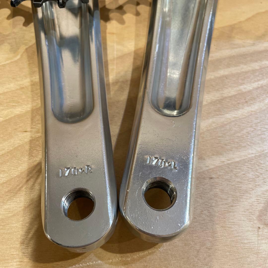 FORMOSA クランクセット シルバー/ブラック