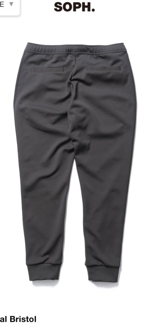 FCRB TRAINING TRACK RIBBED PANTS グレー