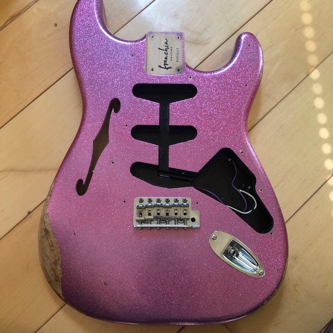 ギター Franchin Guitar Strat Thinline body