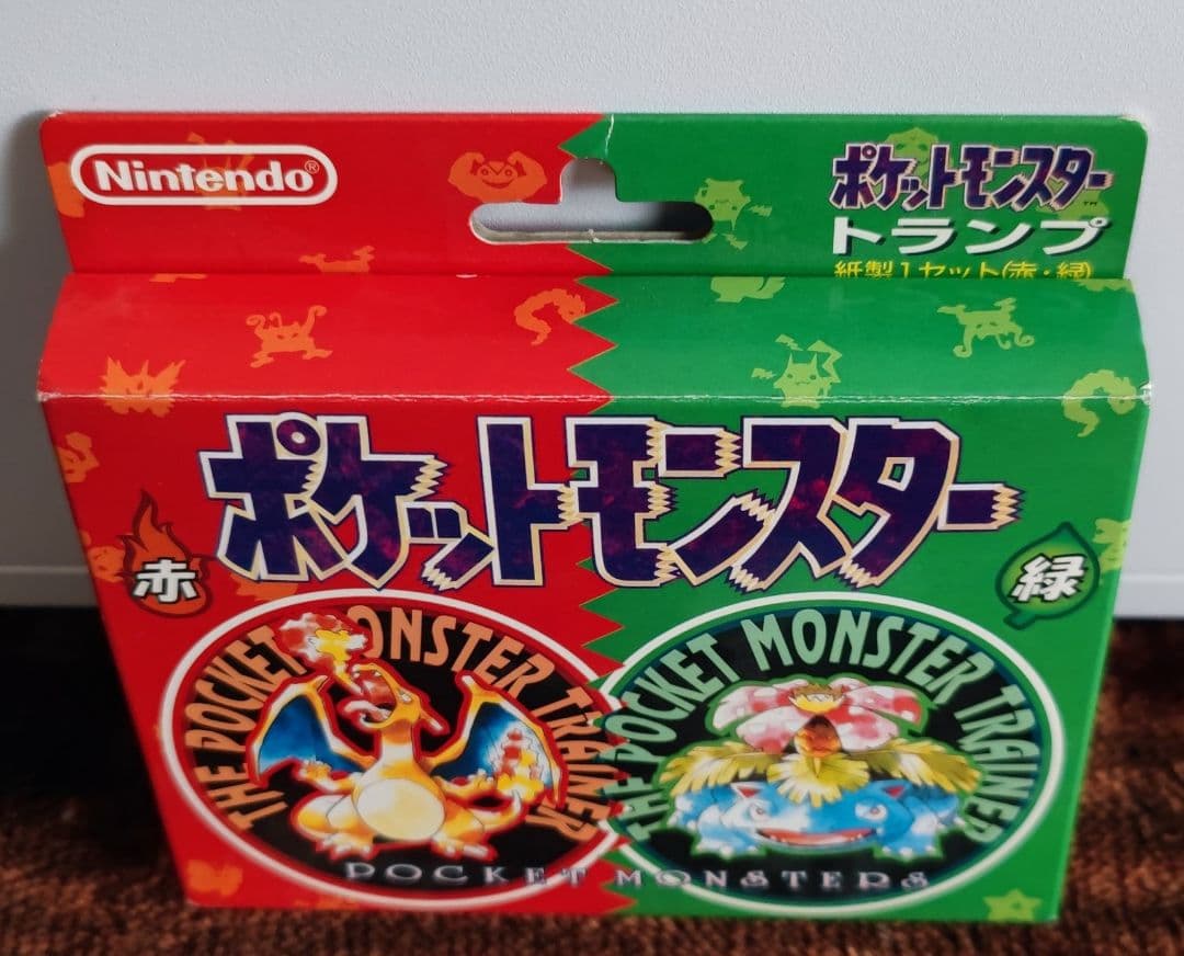 【未使用】ポケットモンスター 赤緑 トランプ