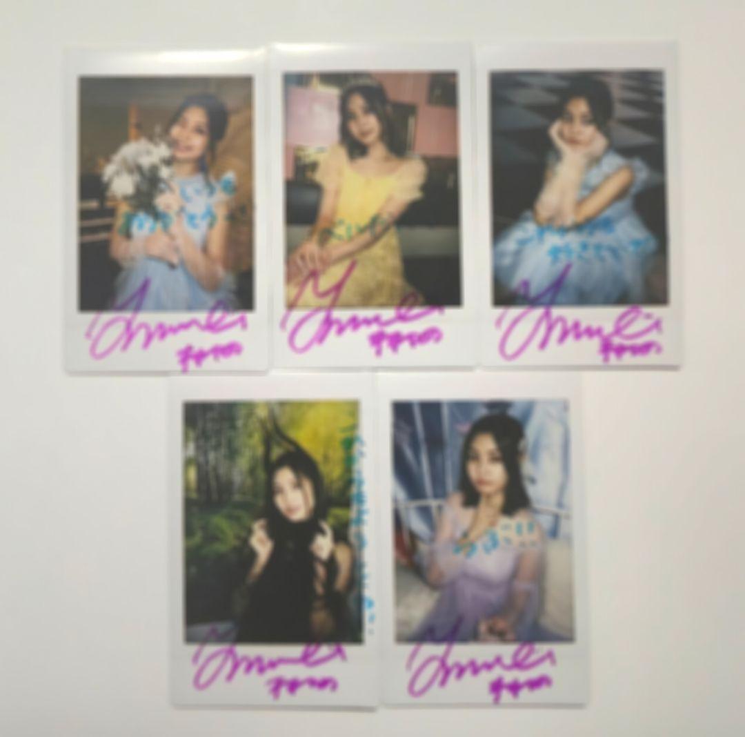 林ゆめ宿題チェキ5枚セット 2022年おとぎ話 直筆サイン入り