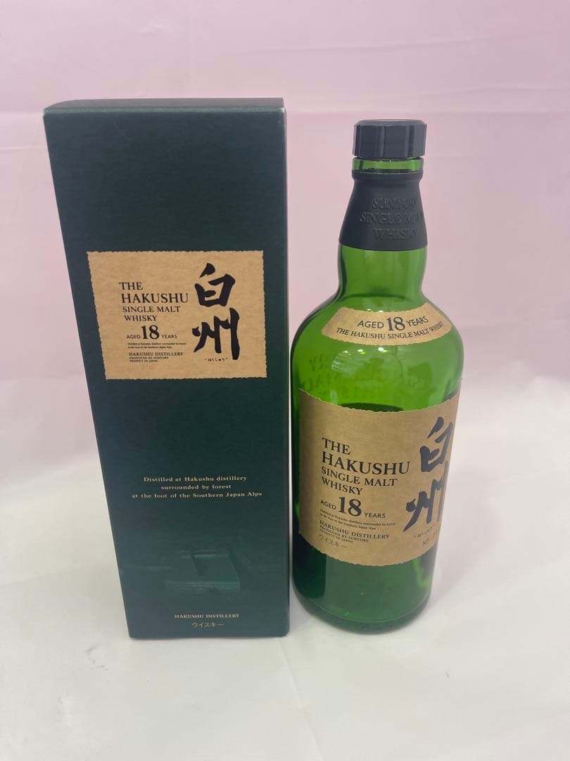 THE HAKUSHU SINGLE MALT WHISKY 18年の空き瓶