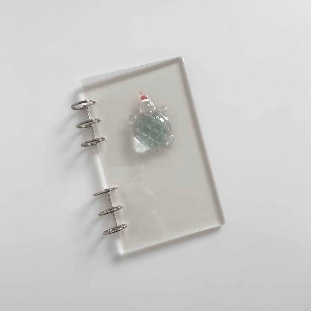 早い者勝ち　韓国　貯金　アクリルバインダー　バインダー　カバー　リフィル　亀