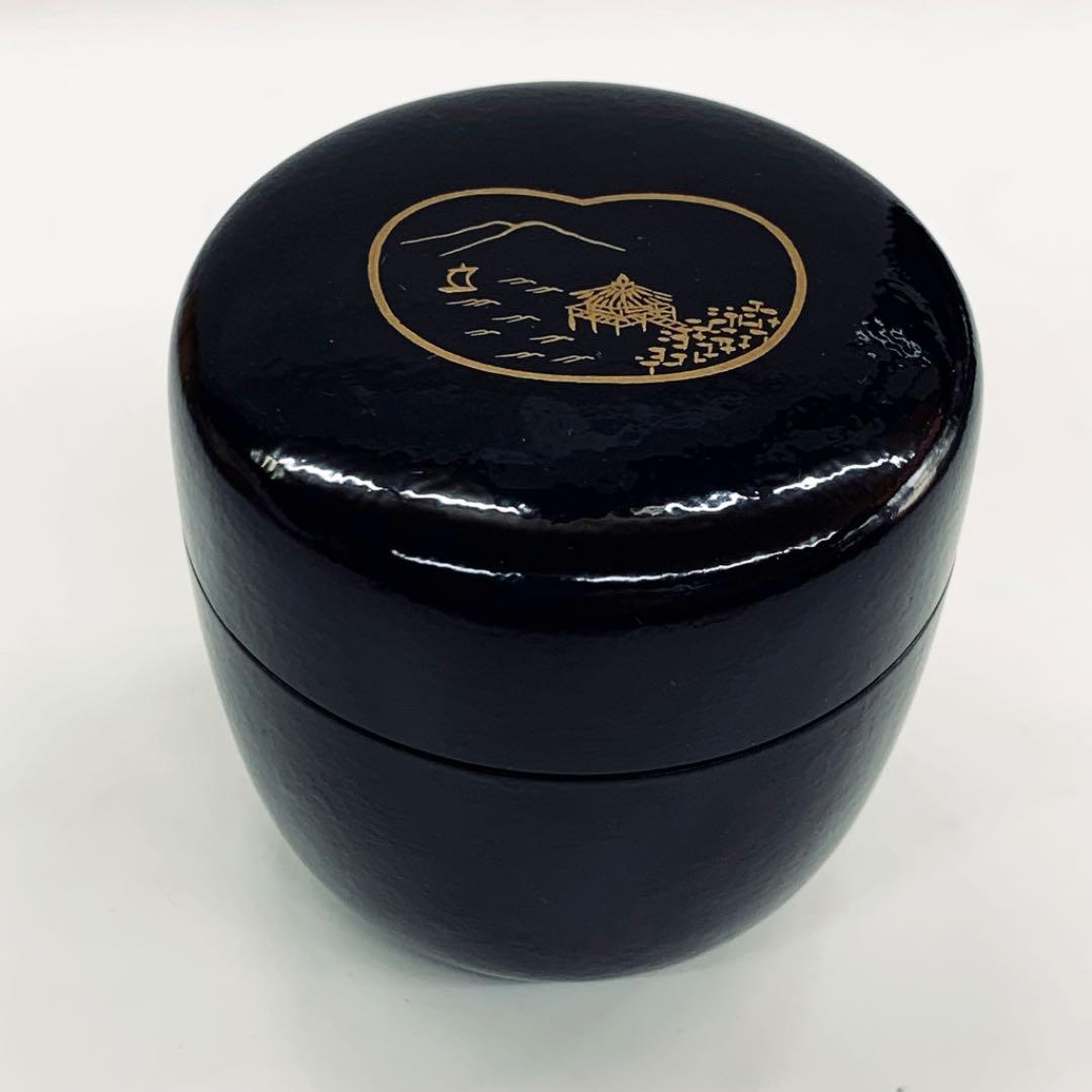 【中棗　淡々斎好　団扇　一閑】道場宗廣　共箱