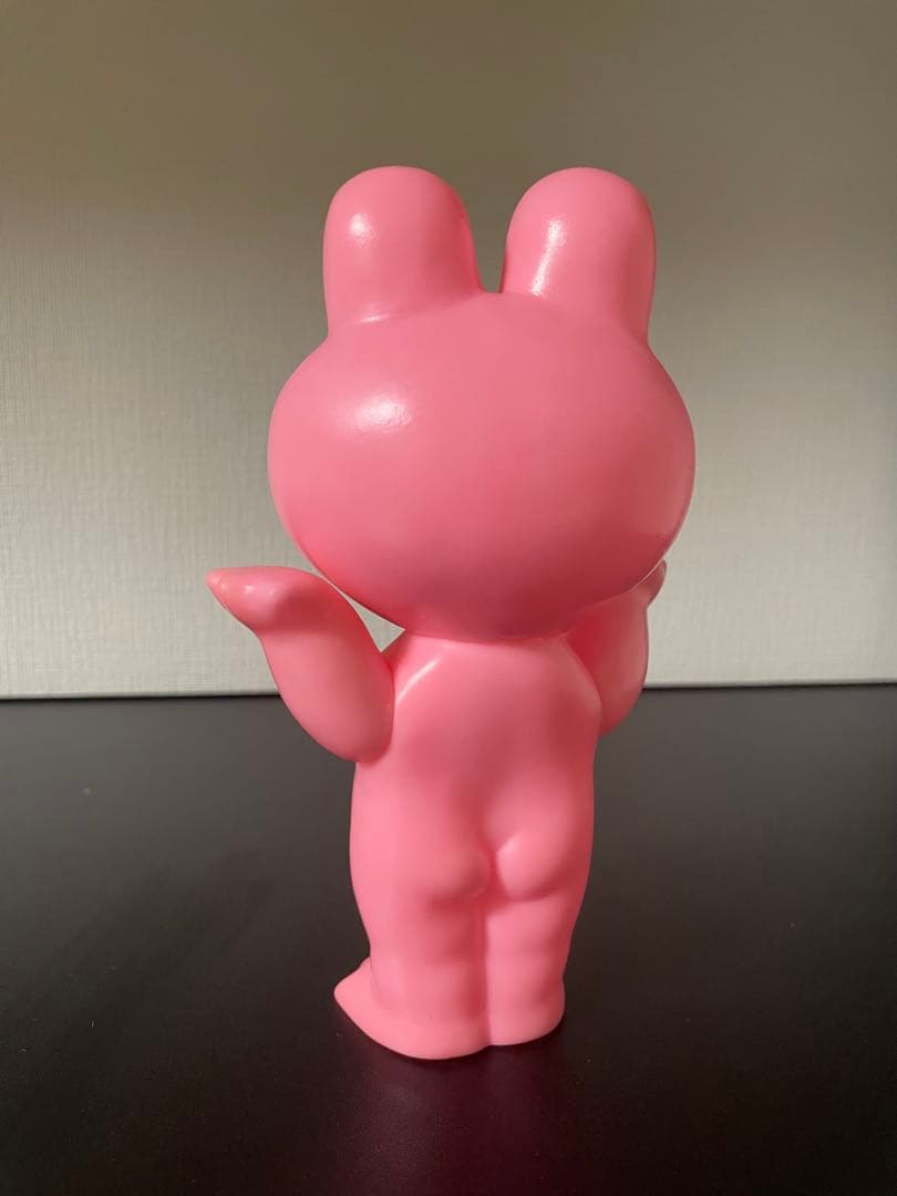 ケロちゃん 興和 レトロ ソフビ フィギュア コルゲンコーワ 花火 ピンク