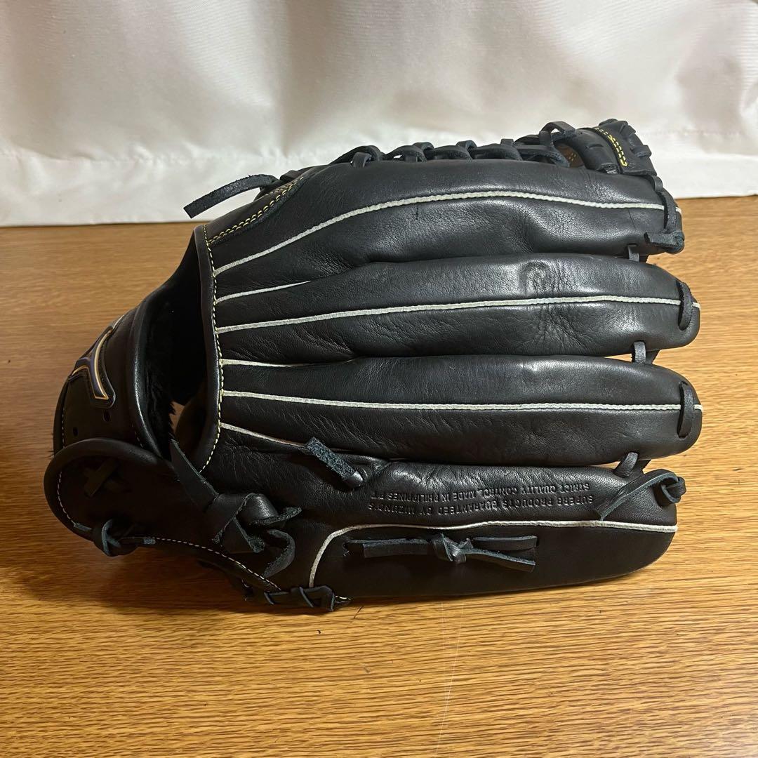 Mizunoセレクト9 ソフトプラス ブラック 軟式グローブ 左投げ 外野 美品