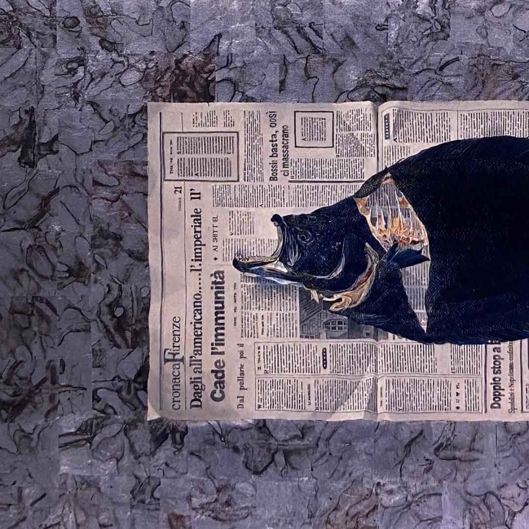 坂本幸重、【文字の上で】、希少な額装用画集より、新品額装付、状態良好