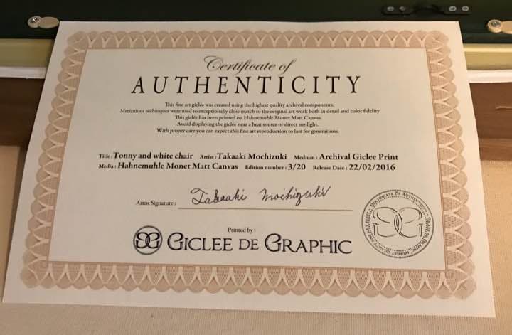 キャバリアグッズ絵画F8号キャンバス地にジークレイによるグラフィックアート