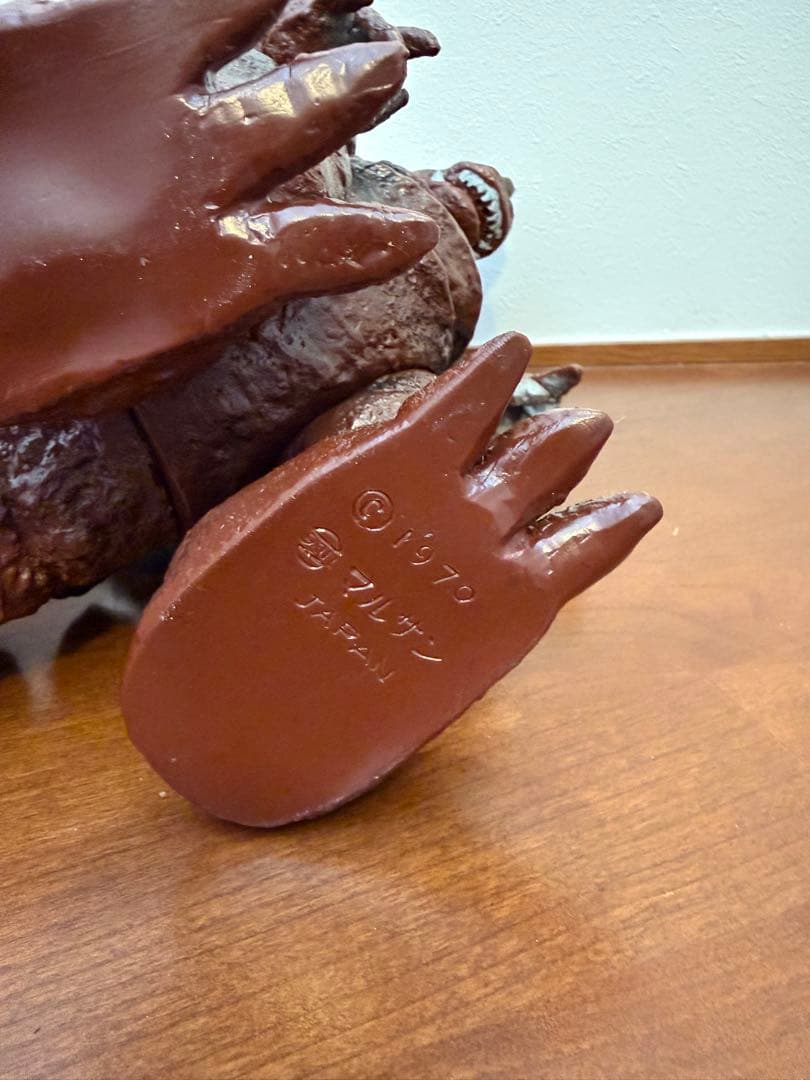 【当時物】キングゴジラ　マルサン　ソフビ