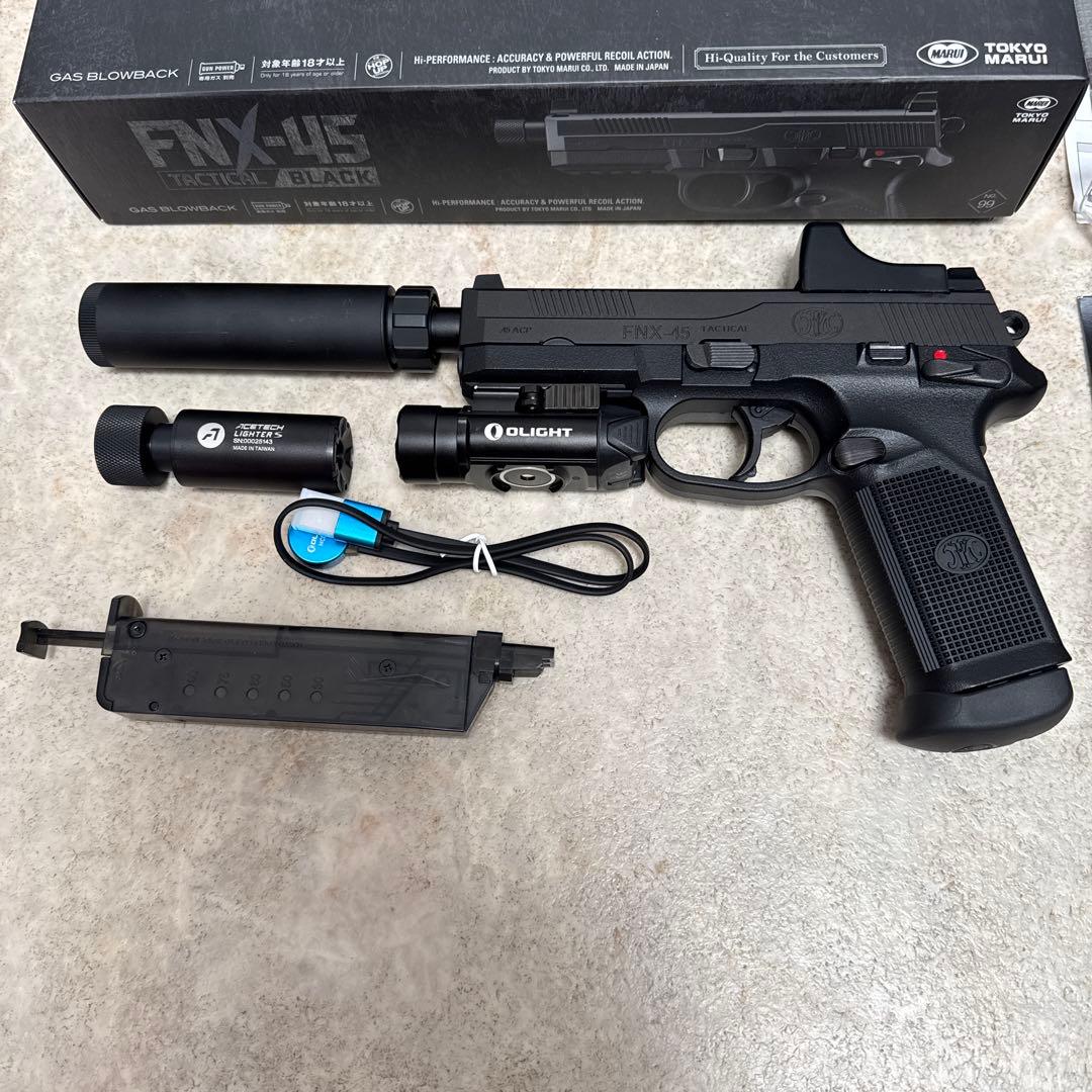東京マルイ ガスブローバックFNX-45Tactical完全セット