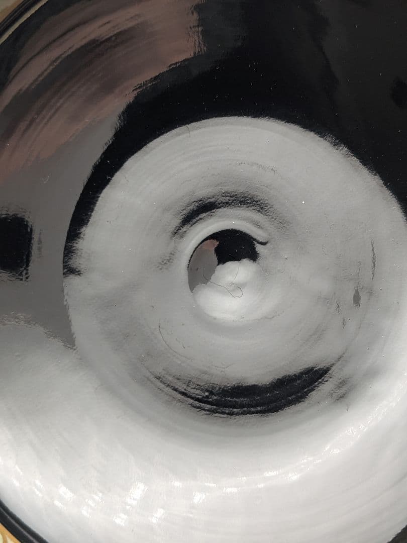 加藤清峰 京焼 黒地金彩茶盌 共箱合布栞 清水焼 抹茶碗 抹茶茶碗 茶道具 茶器