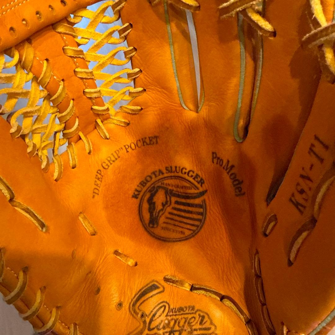 スラッガー 軟式グローブ オレンジ