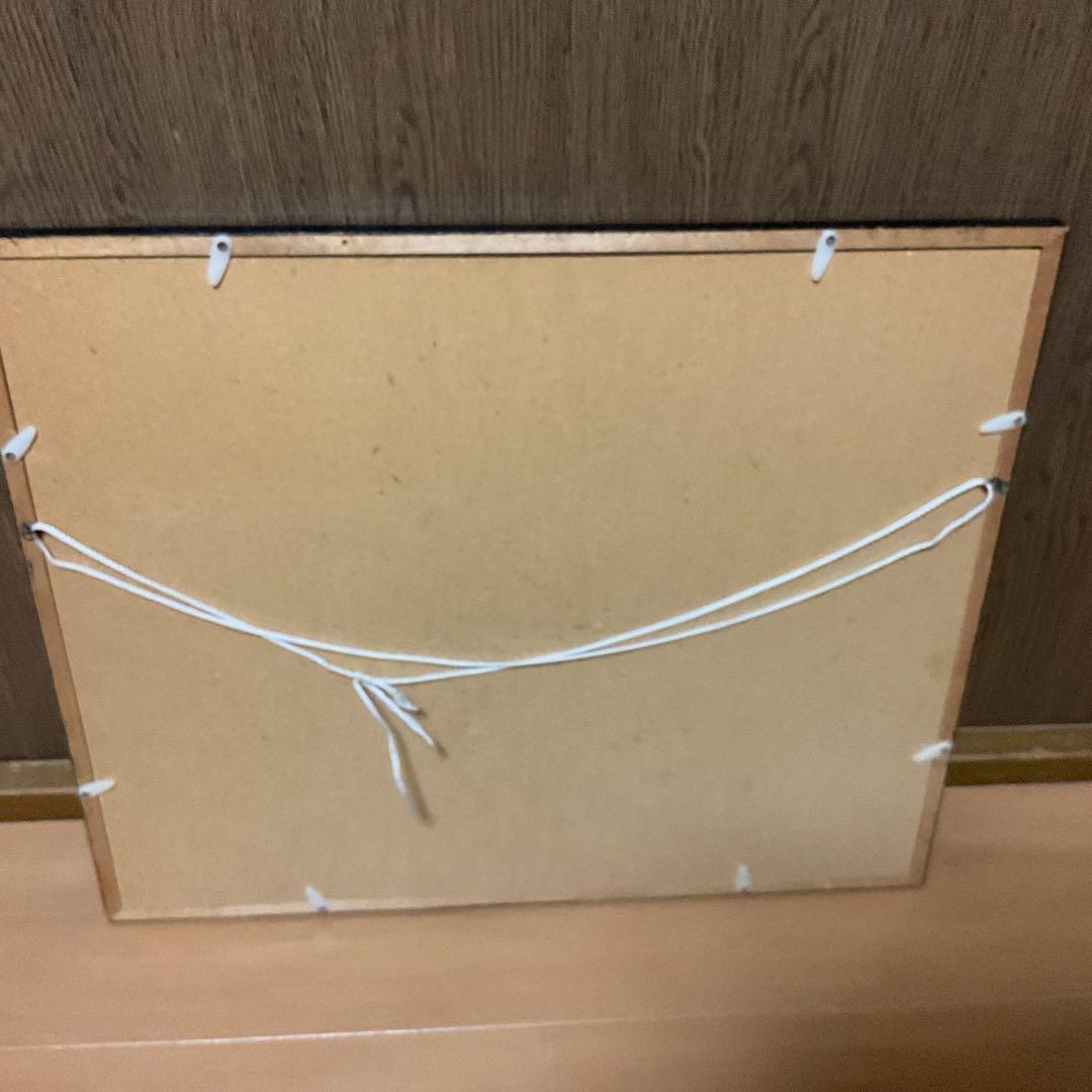 大貝彌太郎画伯の作品を下絵の作品 作者不明 五中校門図 水彩画 額装