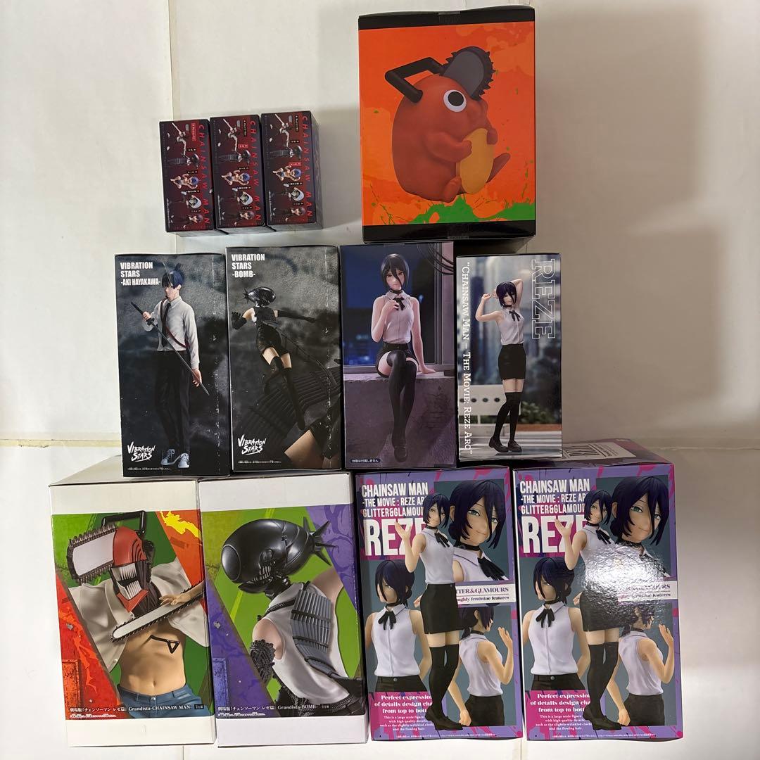 チェンソーマン　フィギュアセット　レゼ　ボム　ポチタ