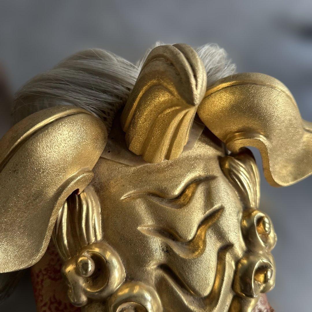 最終びっくりさらにお値下げ❣️迫力のお品‼️木彫　獅子頭