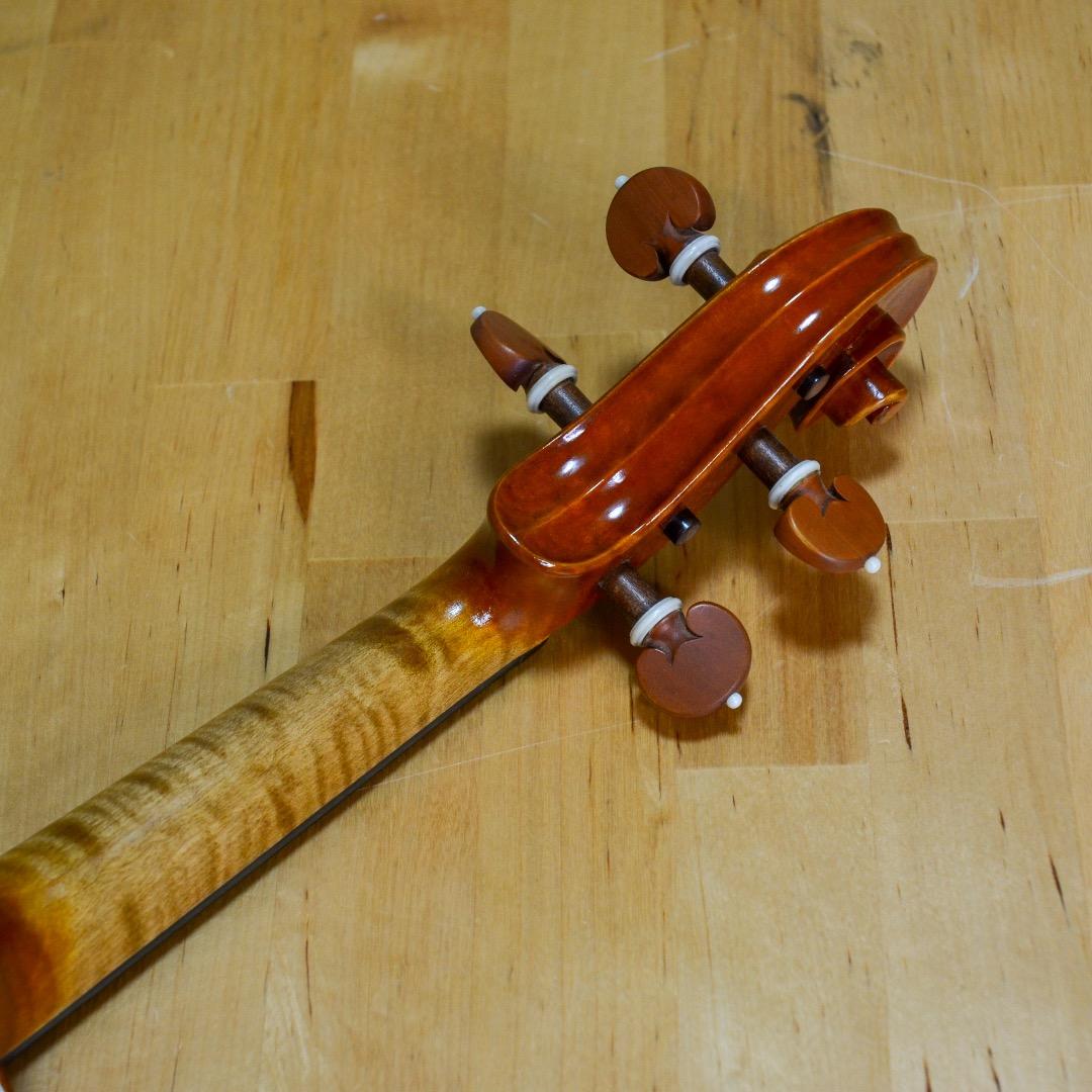 個人オーダーメイド Violin 虎杢目 フルサイズ【美品・良品】