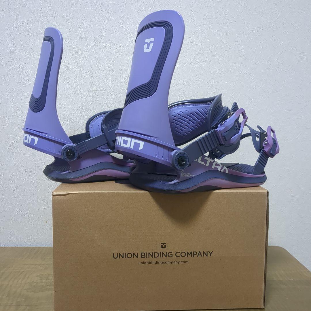 UNION ULTRA スノーボードビンディング S パープル