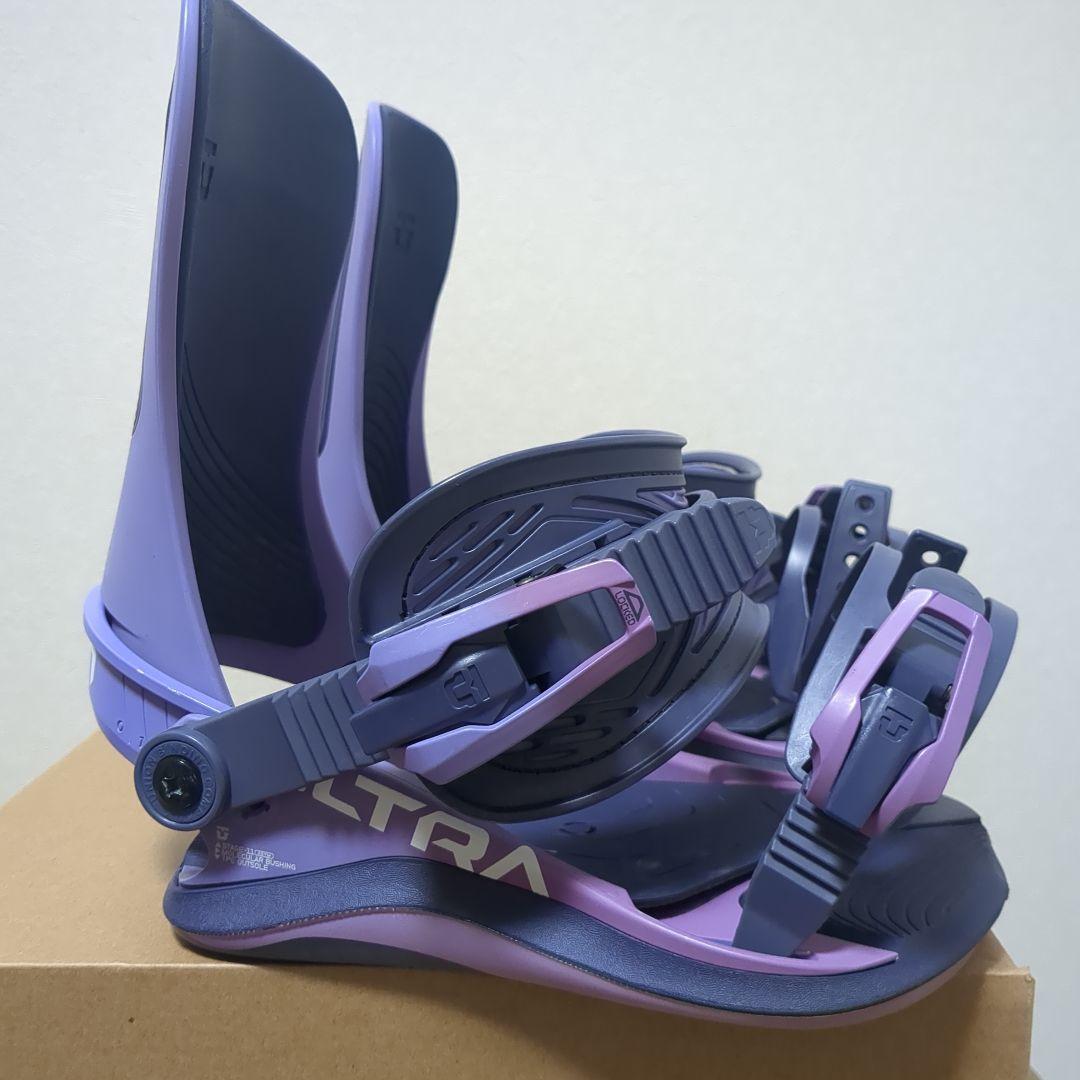 UNION ULTRA スノーボードビンディング S パープル