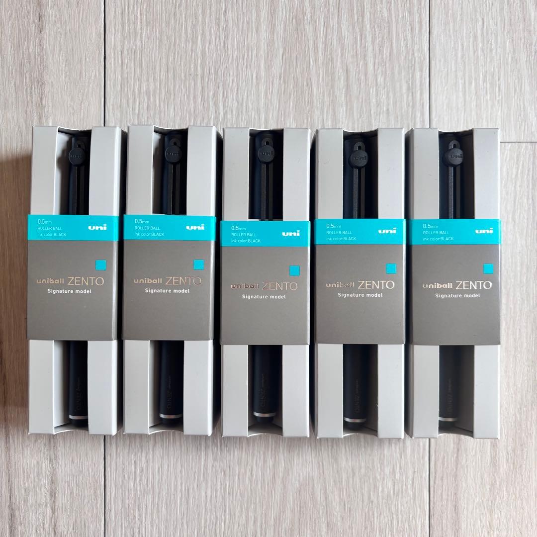 uniball ZENTO シグニチャーモデル メタリックブラック 0.5mm