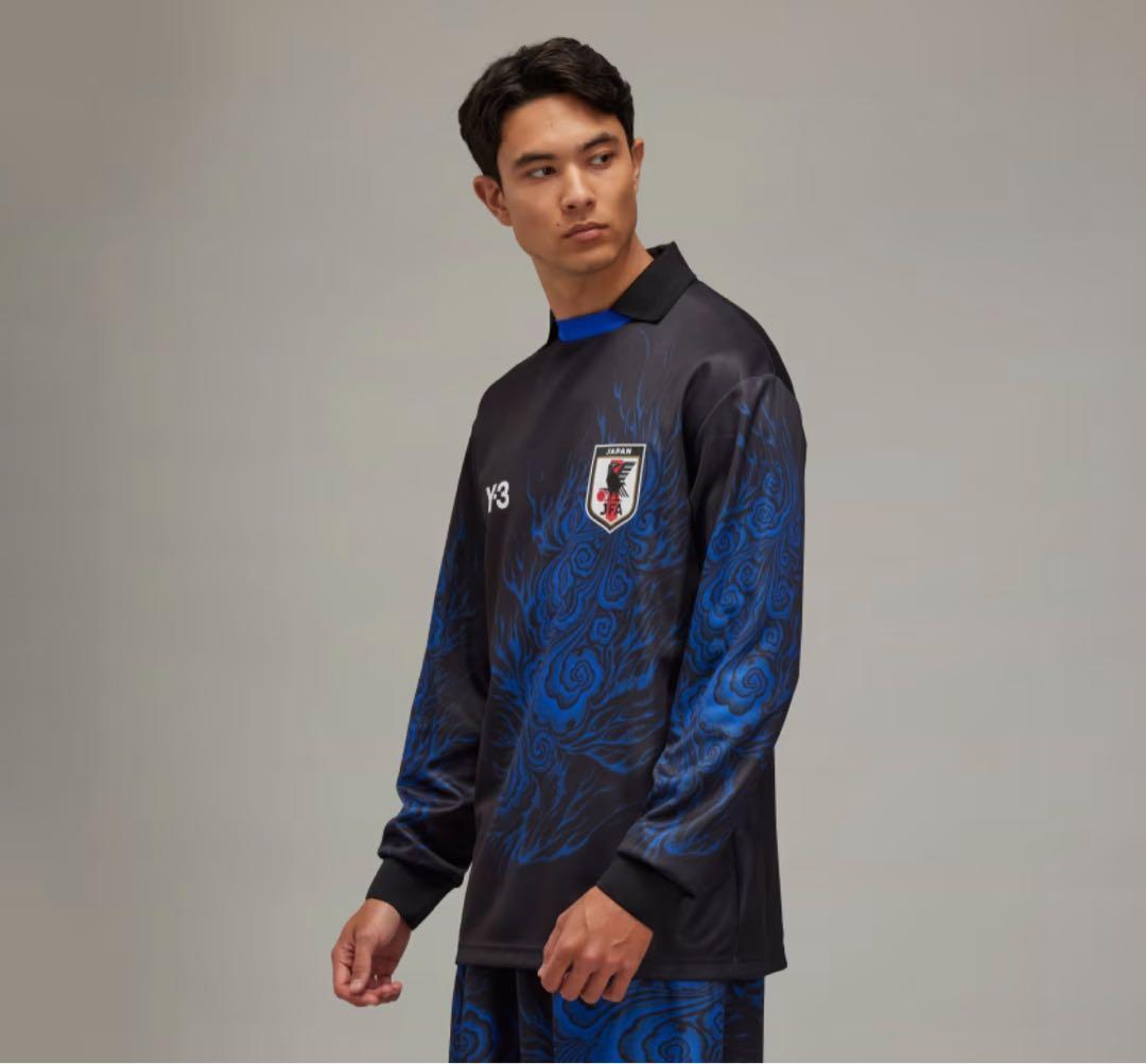 Y-3 サッカー日本代表 CW 長袖Tシャツ Lサイズ　ヨージヤマモト