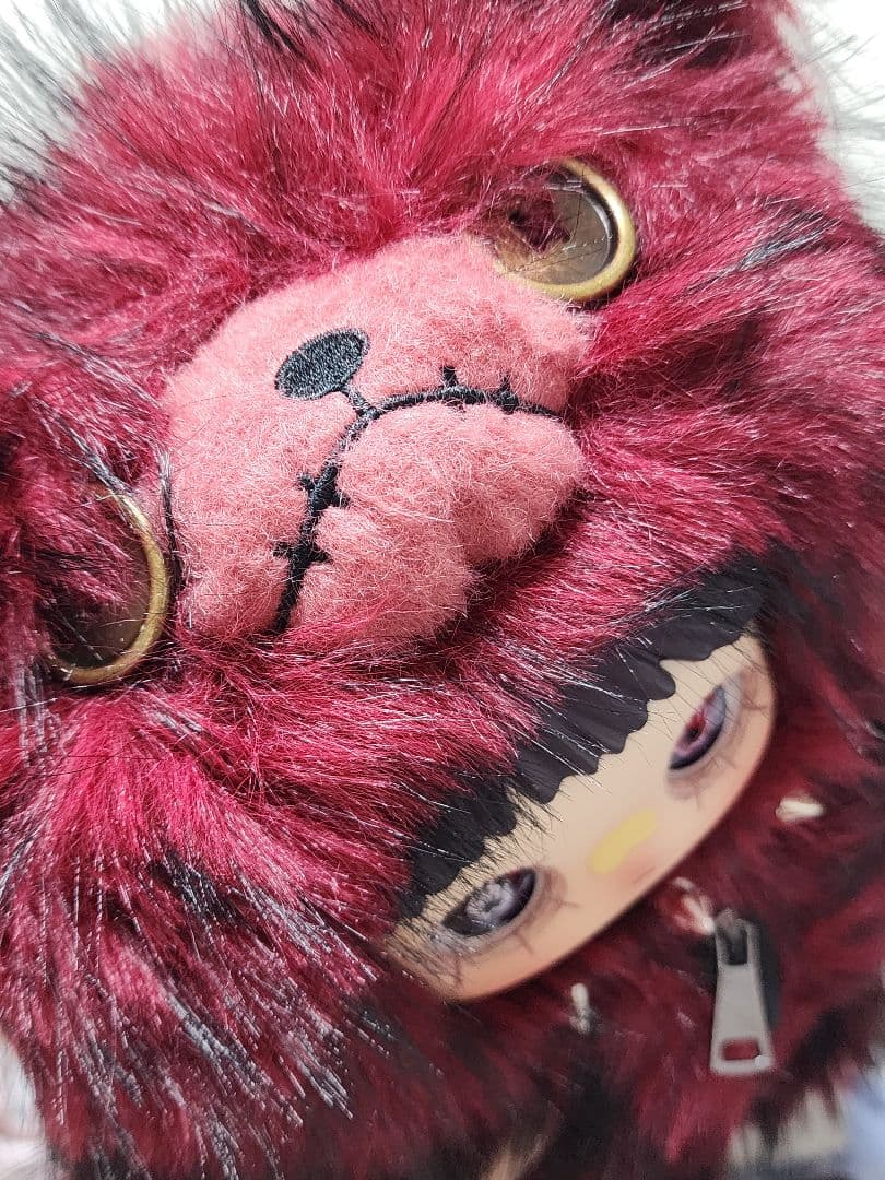 新作☆ Maymei メイメイ LEVEL 400 ぬいぐるみ リュック 赤 熊