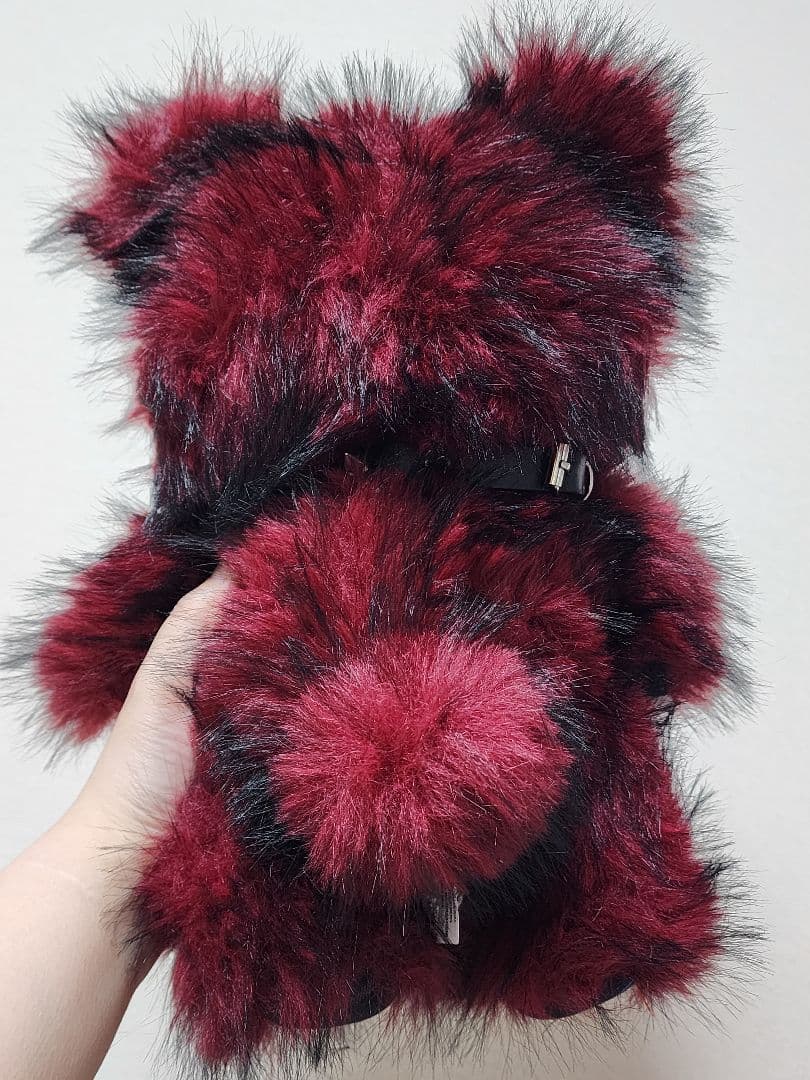 新作☆ Maymei メイメイ LEVEL 400 ぬいぐるみ リュック 赤 熊