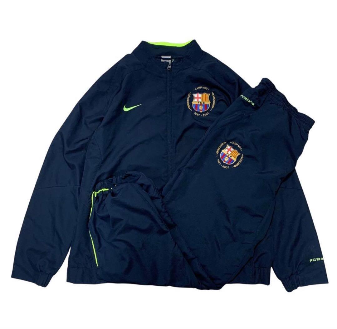 【NIKE】 ナイキ FCバルセロナ 上下セット XLサイズ