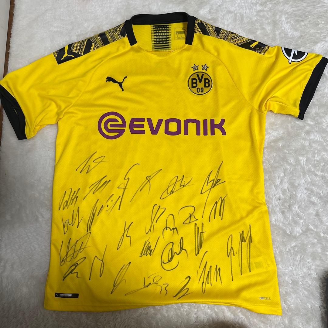 ボルシア・ドルトムント 19-20シーズン　サイン入りシャツ