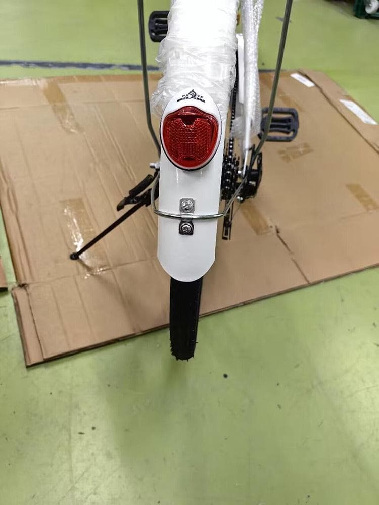 折りたたみ自転車 6段変速２６インチ ミニベロ ママチャリカゴ付 折り畳み【黒