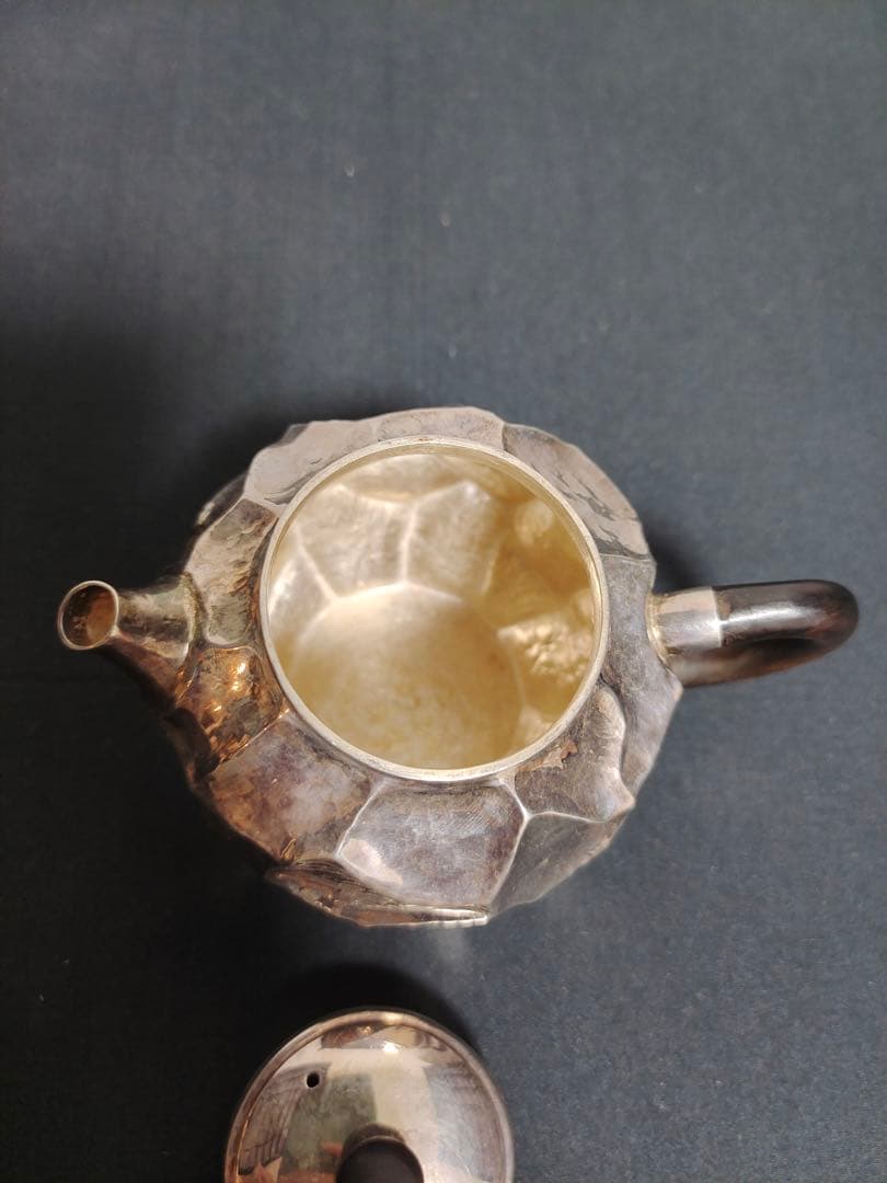 純銀急須　銀瓶　茶道具　214g