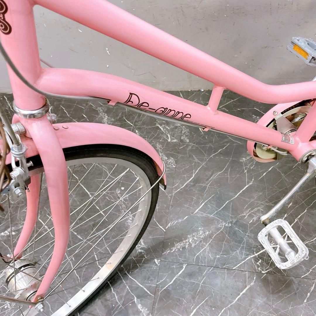 【913】《関西 引き取り》一般車 ママチャリ De-anne ピンク