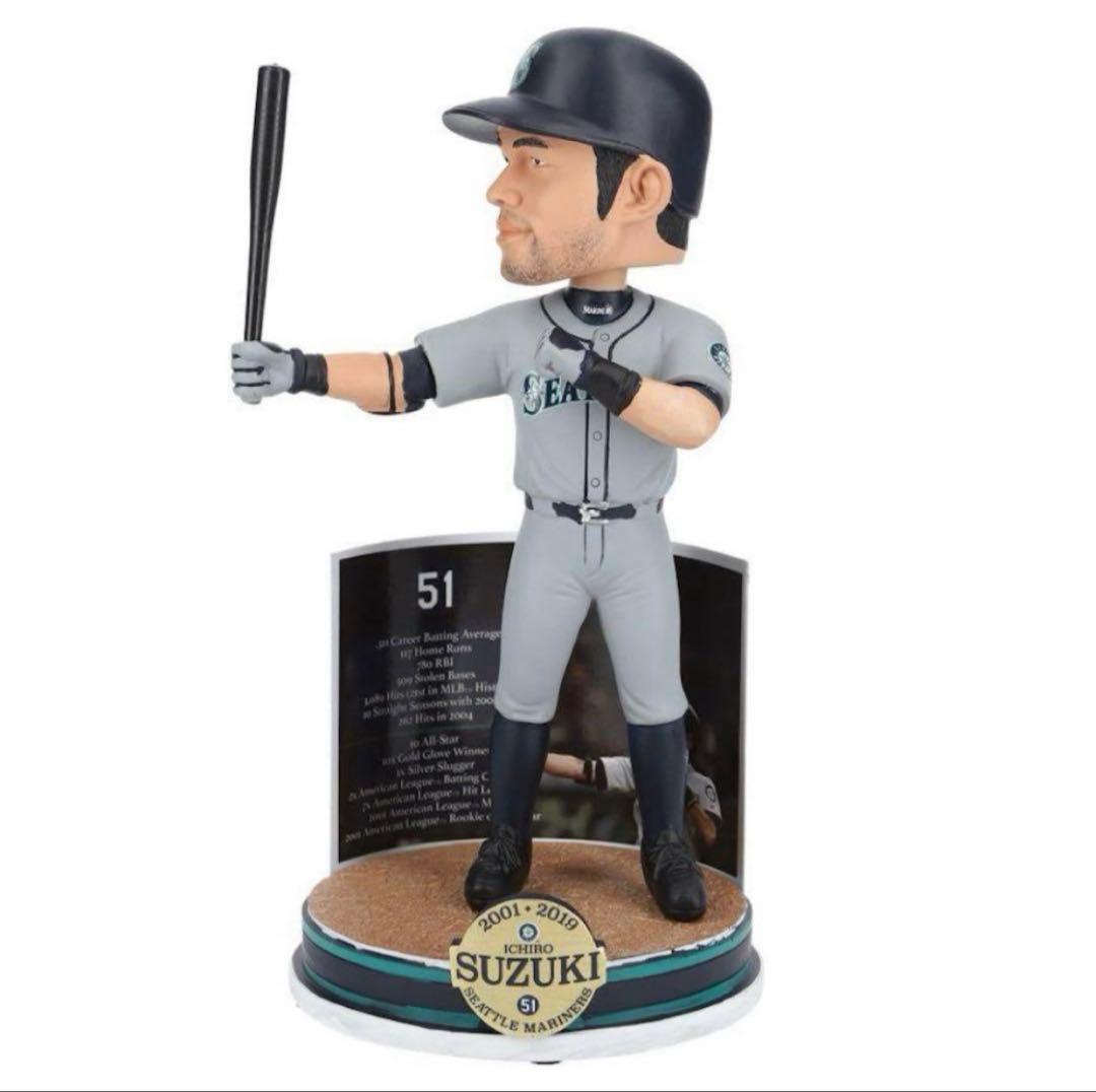世界限定3000個　イチロー　MLB公式ボブルヘッド　シリアルあり