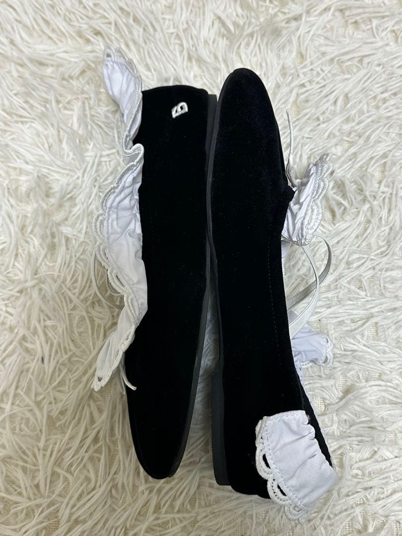 正規品bibiy B. LACE BALLERINAS BLACK