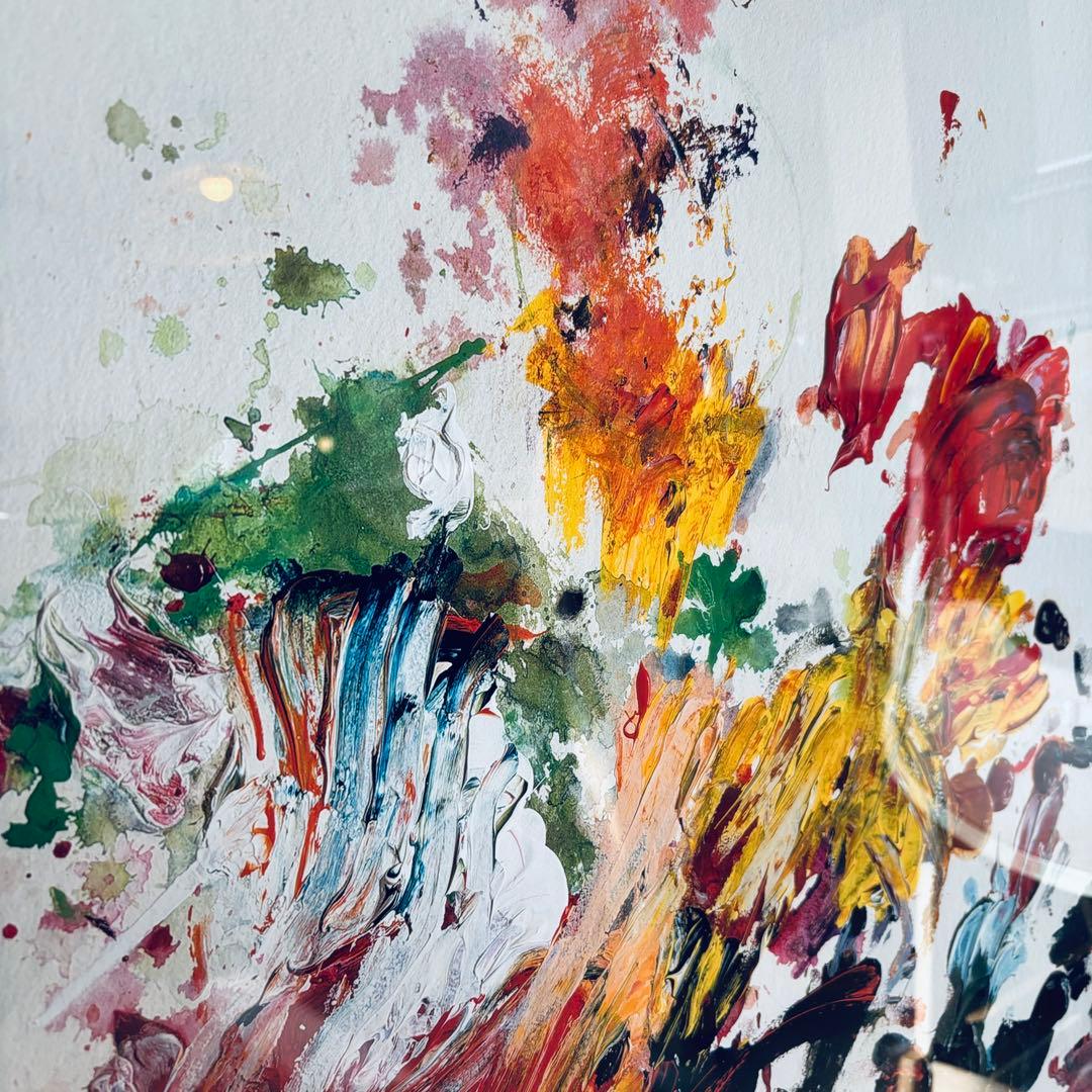 新品正規品 サイ・トゥオンブリー Cy Twombly レアポスター特注額装付き