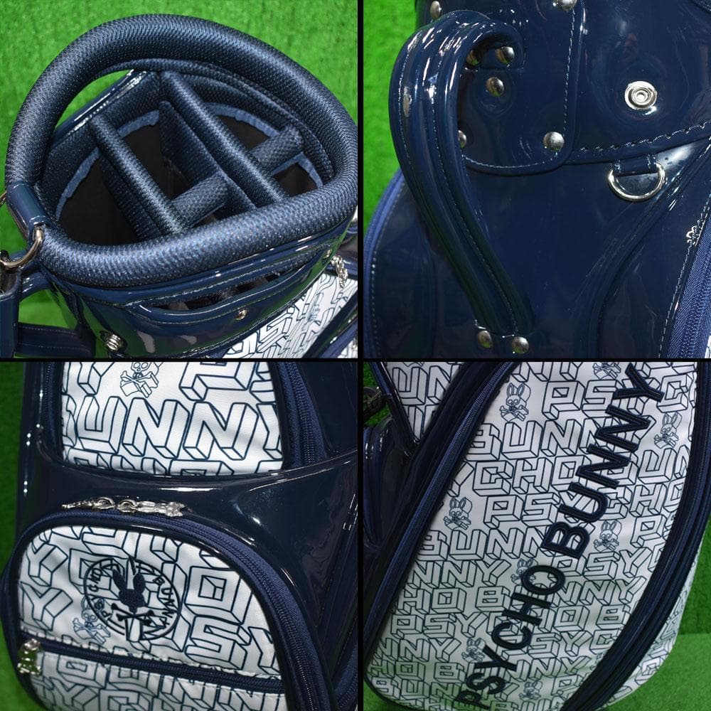 Psycho Bunny/サイコバニー ゴルフ キャディバッグ９型 美品！