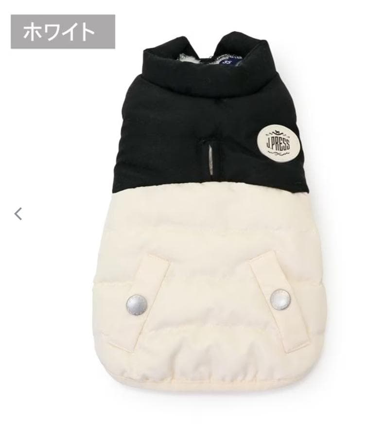 J.PRESS バイカラーベスト 《ホワイト》 3S