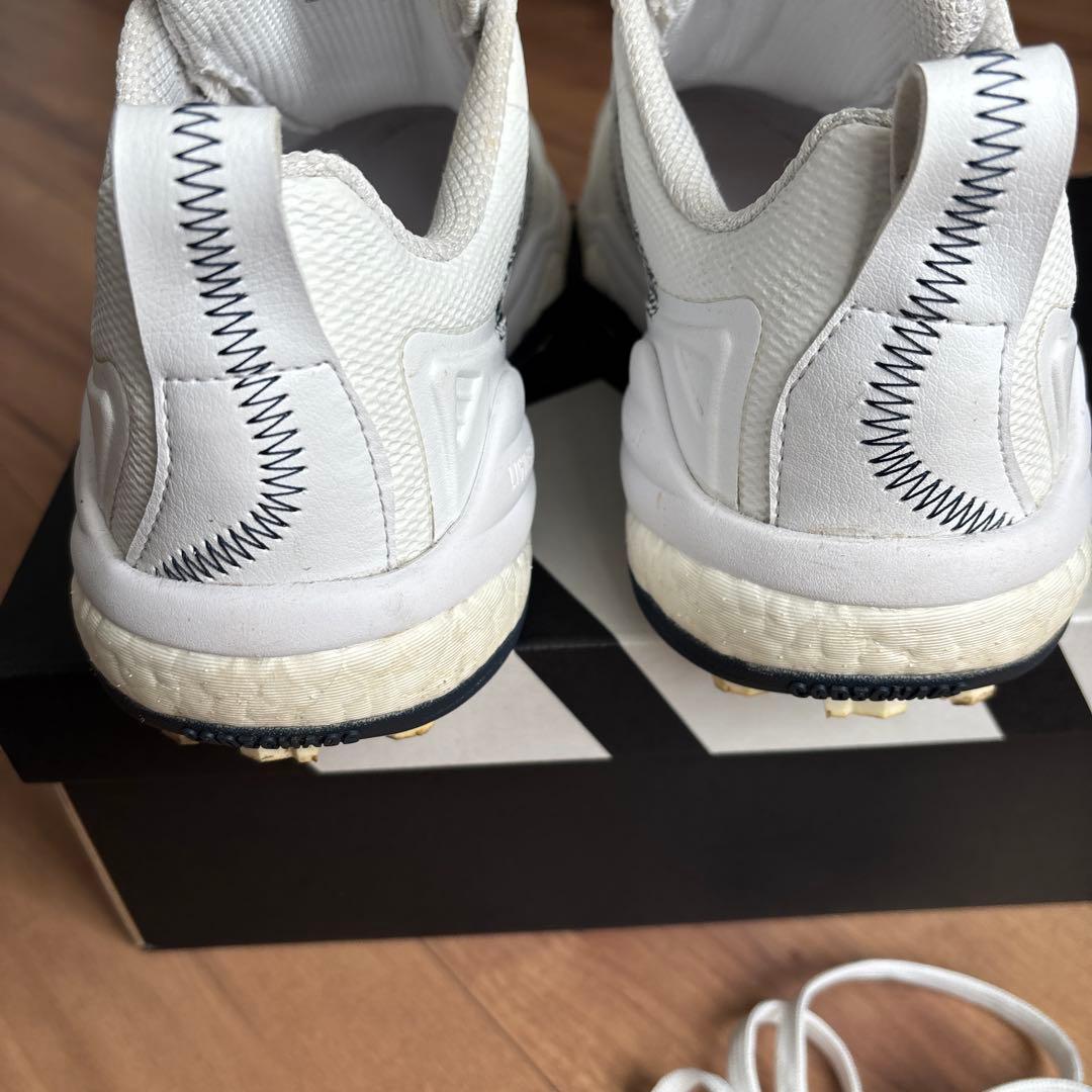 アディダスゴルフ◇コードカオス25 25.5cm ホワイト×ネイビー