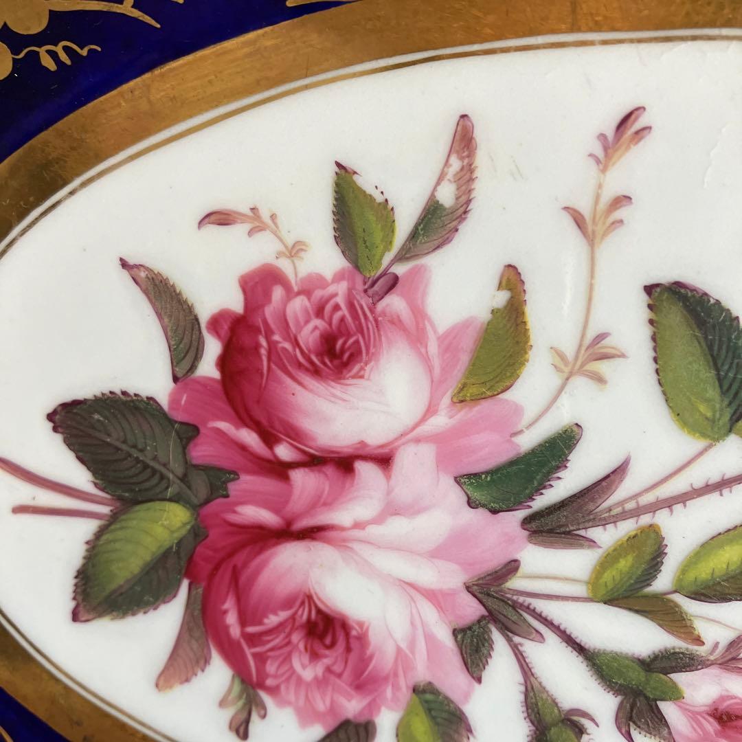 英国アンティーク　Goddenコレクション　リッジウェイ薔薇のサービスプレート