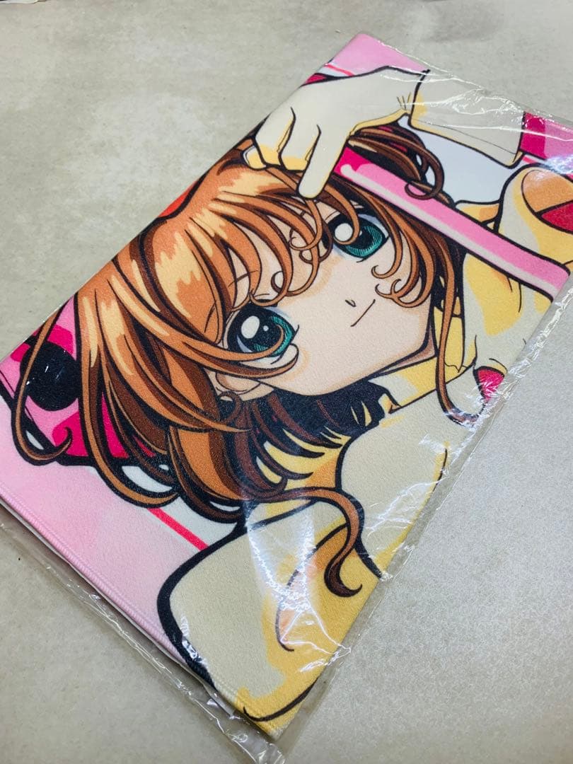 カードキャプターさくら マイクロファイバースポーツタオル　ピンク