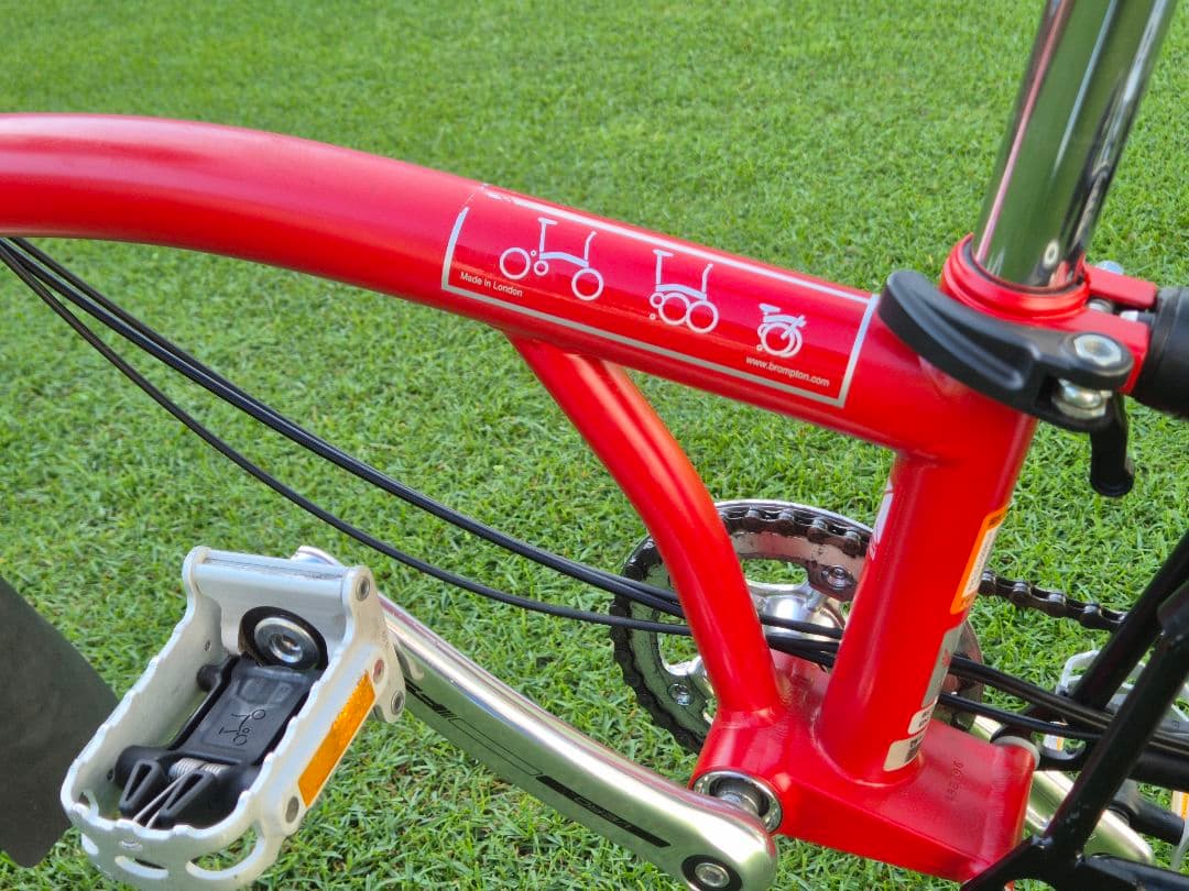 BROMPTON 2015年 M6R C Line 赤黒 6速 UK製