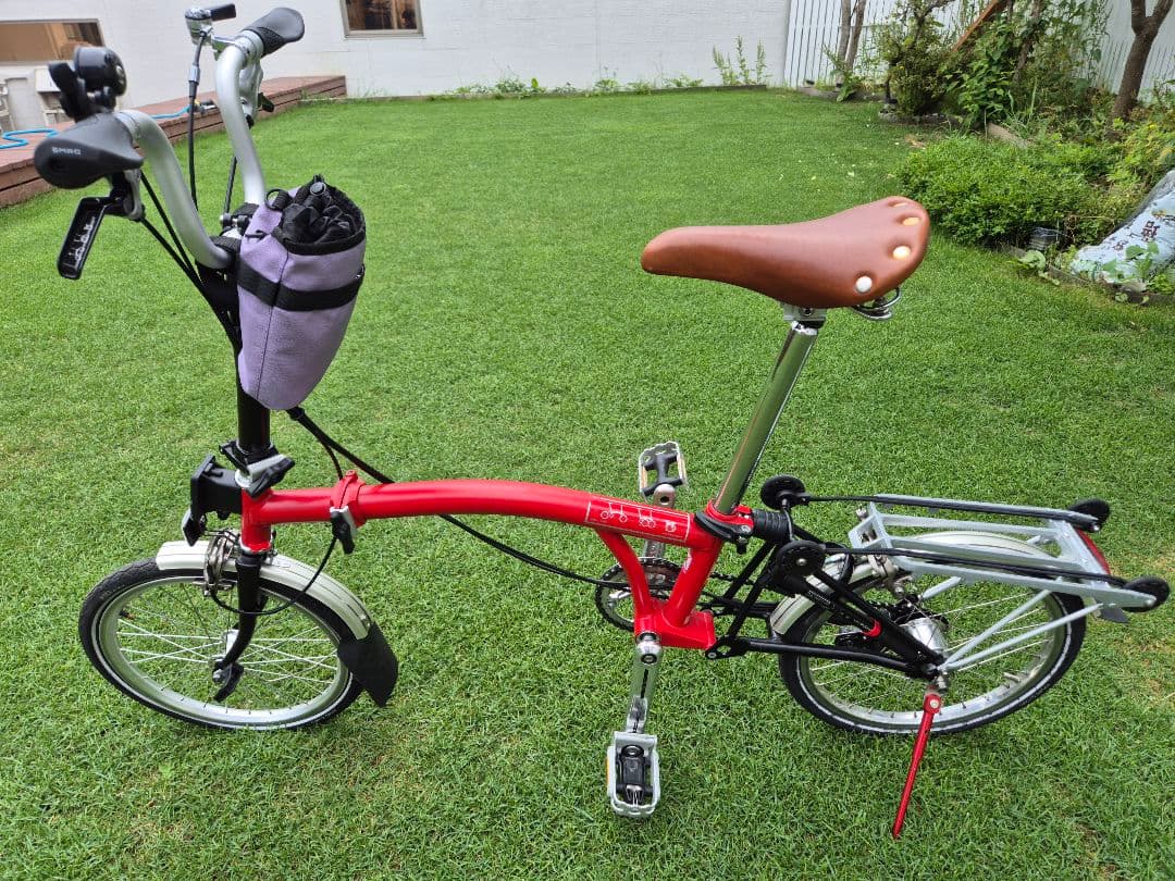 BROMPTON 2015年 M6R C Line 赤黒 6速 UK製